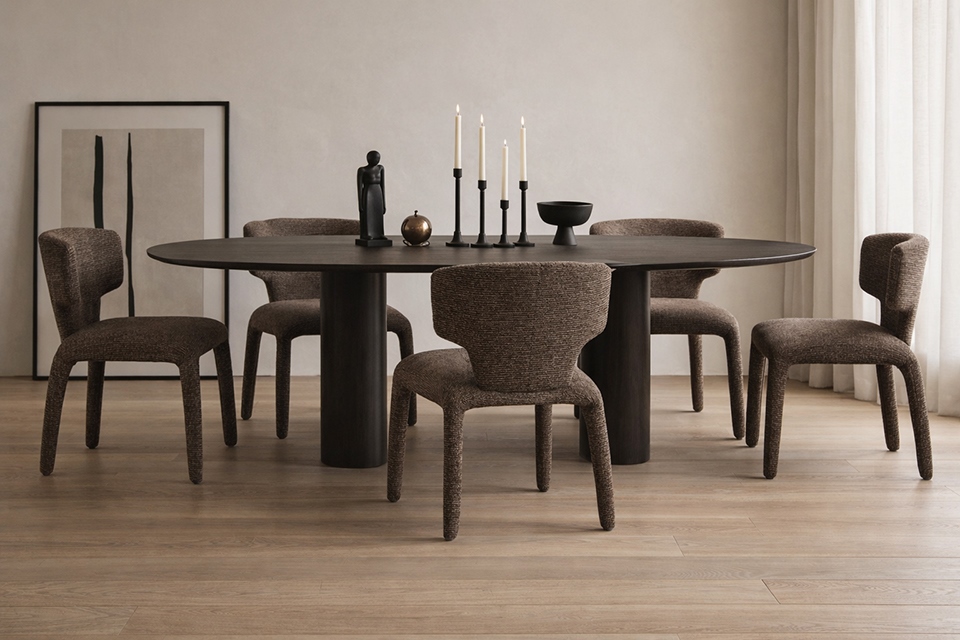 Scaun Apulia 50x48x79 cm, Maro/Taupe - King Home [9]