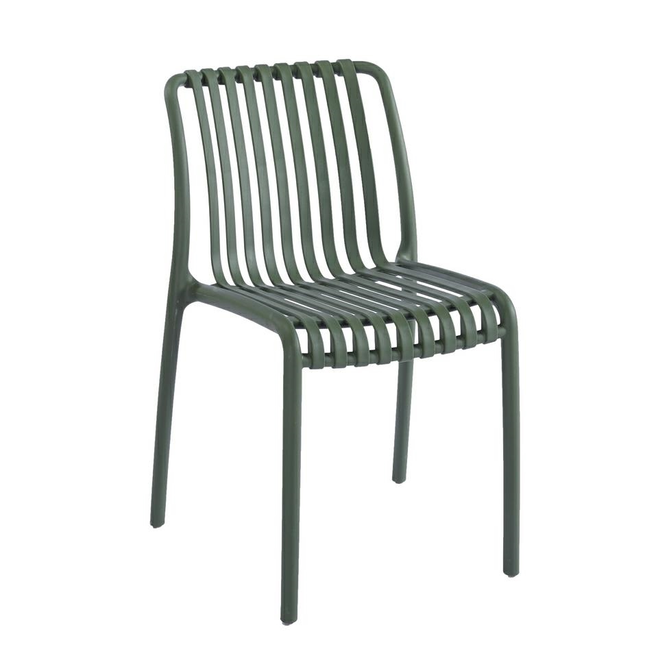 Scaune - Scaun Strips UV 40x40x78 cm, Plastic Verde - King Home
