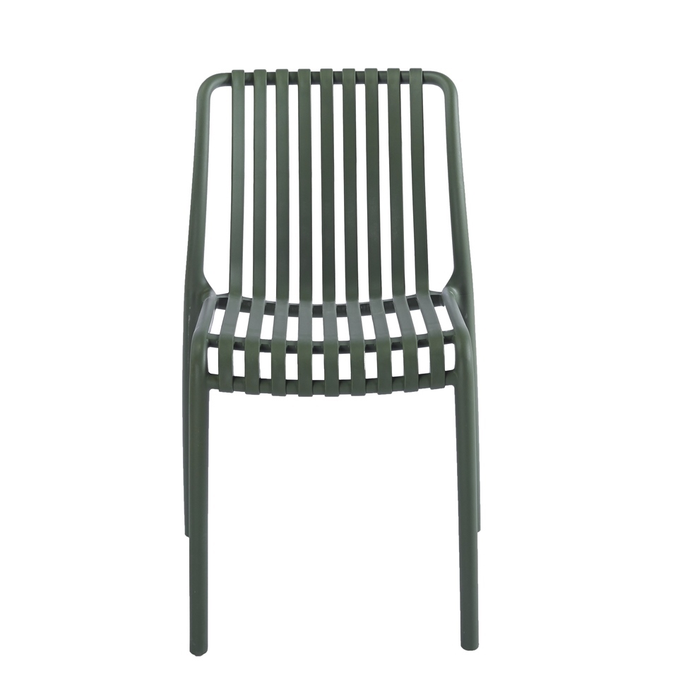 Set de 2 Scaune Strips UV 40x40x78 cm, Plastic Verde - King Home [3]