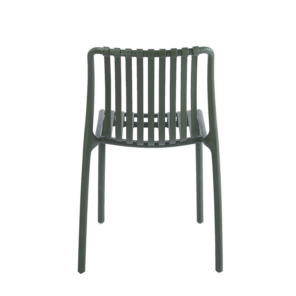 Set de 2 Scaune Strips UV 40x40x78 cm, Plastic Verde - King Home [4]