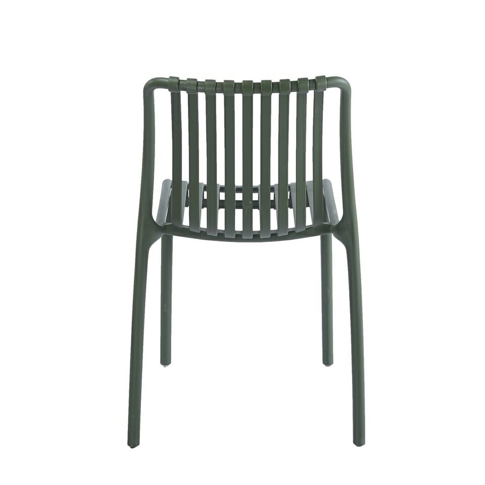 Set de 6 Scaune Strips UV 40x40x78 cm, Plastic Durabil Verde - King Home [4]