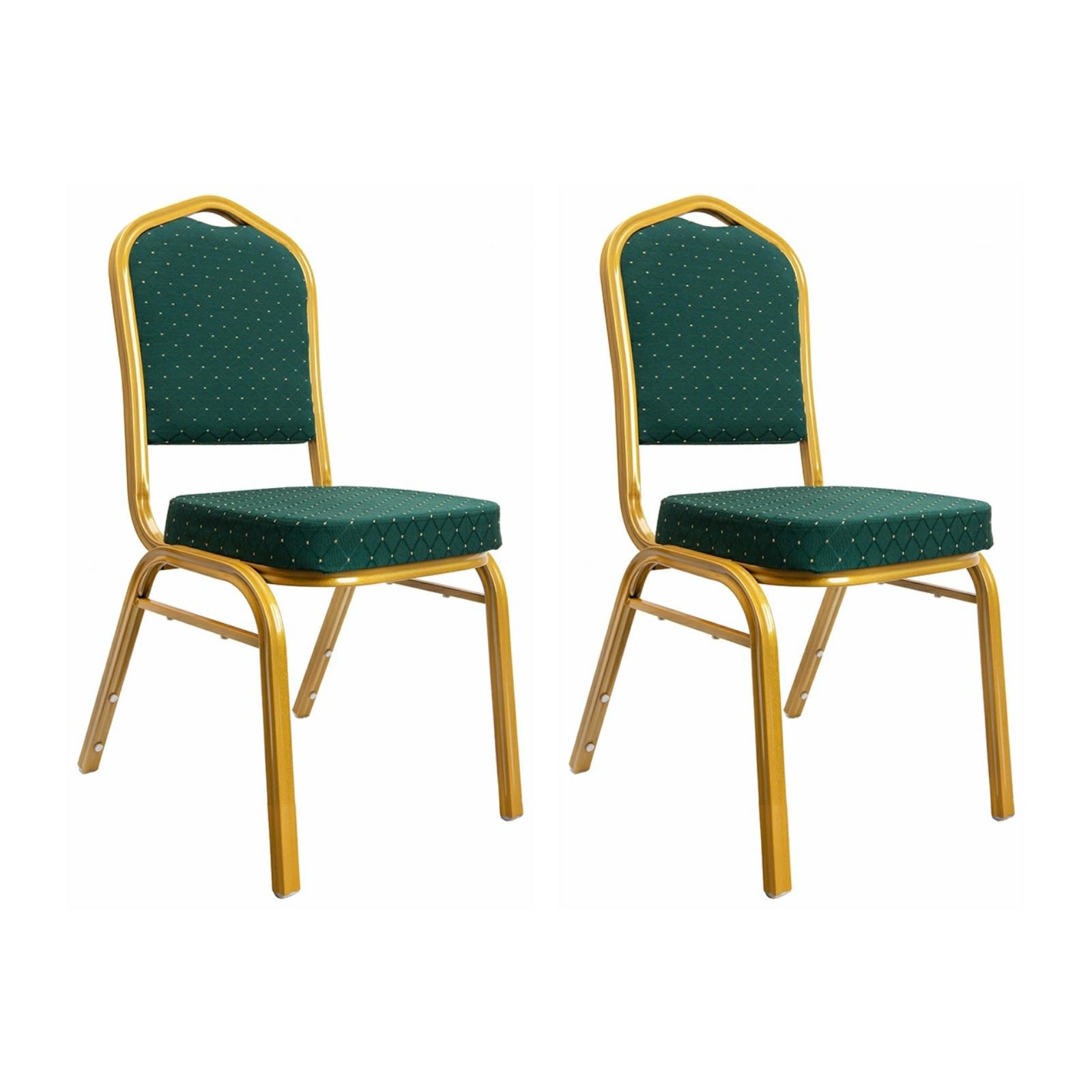 Produse - Set de 2 Scaune Hekate 46x58x93,5 cm, Verde - King Home