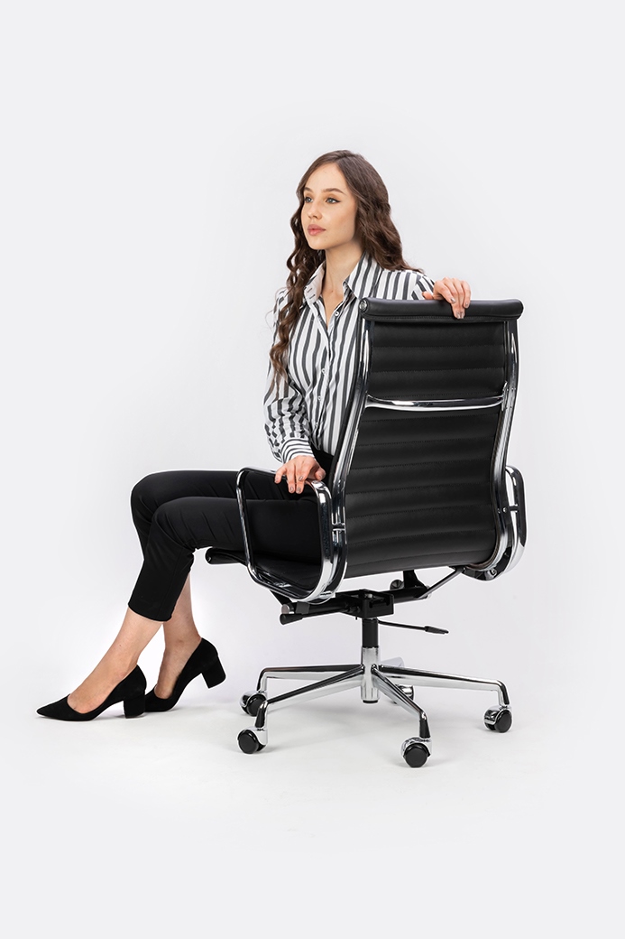 Scaun de Birou Aeron Prestige Plus, Aluminiu Negru Satinat - King Home [17]