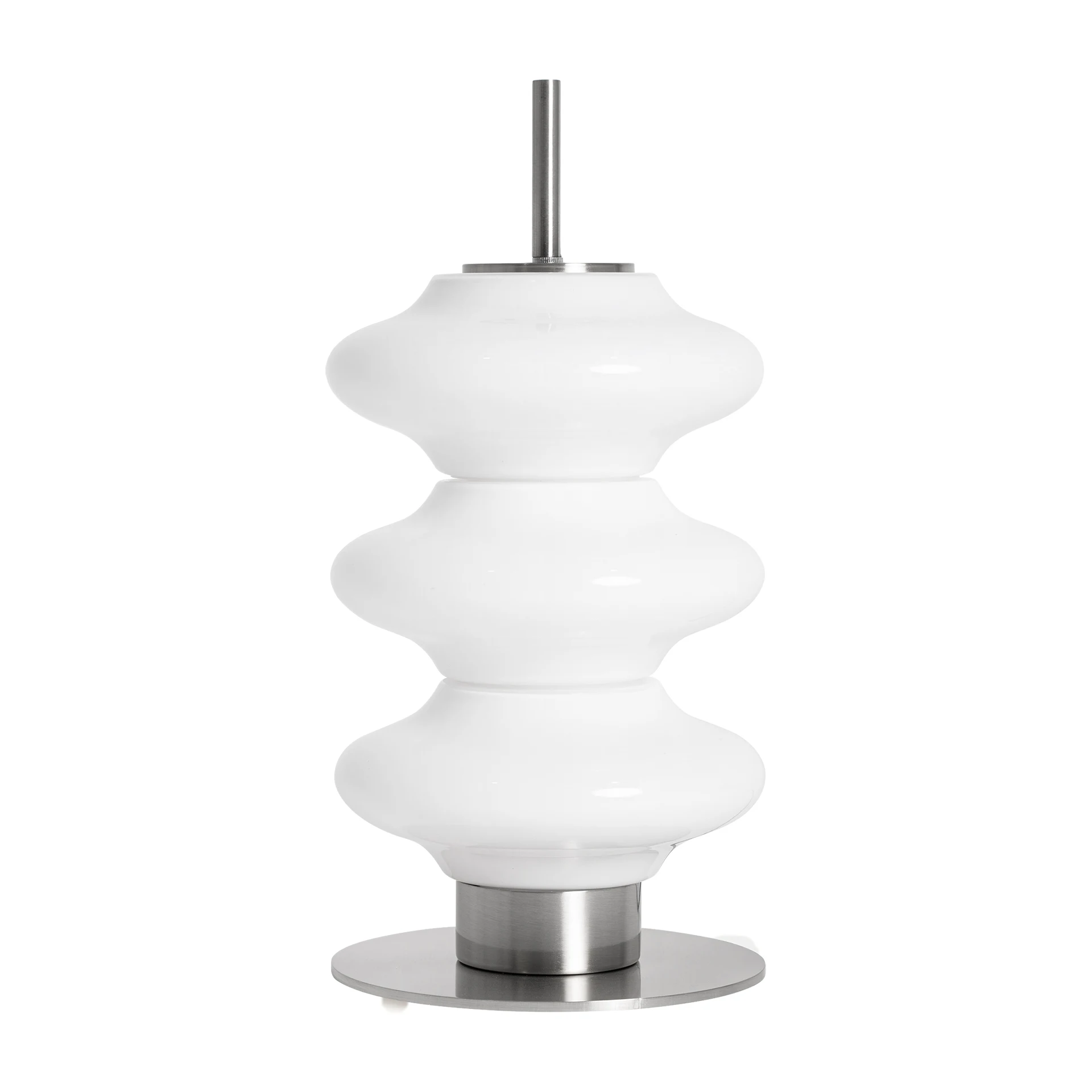 Veioza din Cristal si Fier, Alb, 21x1x44 cm - VicalHome 36744 [4]