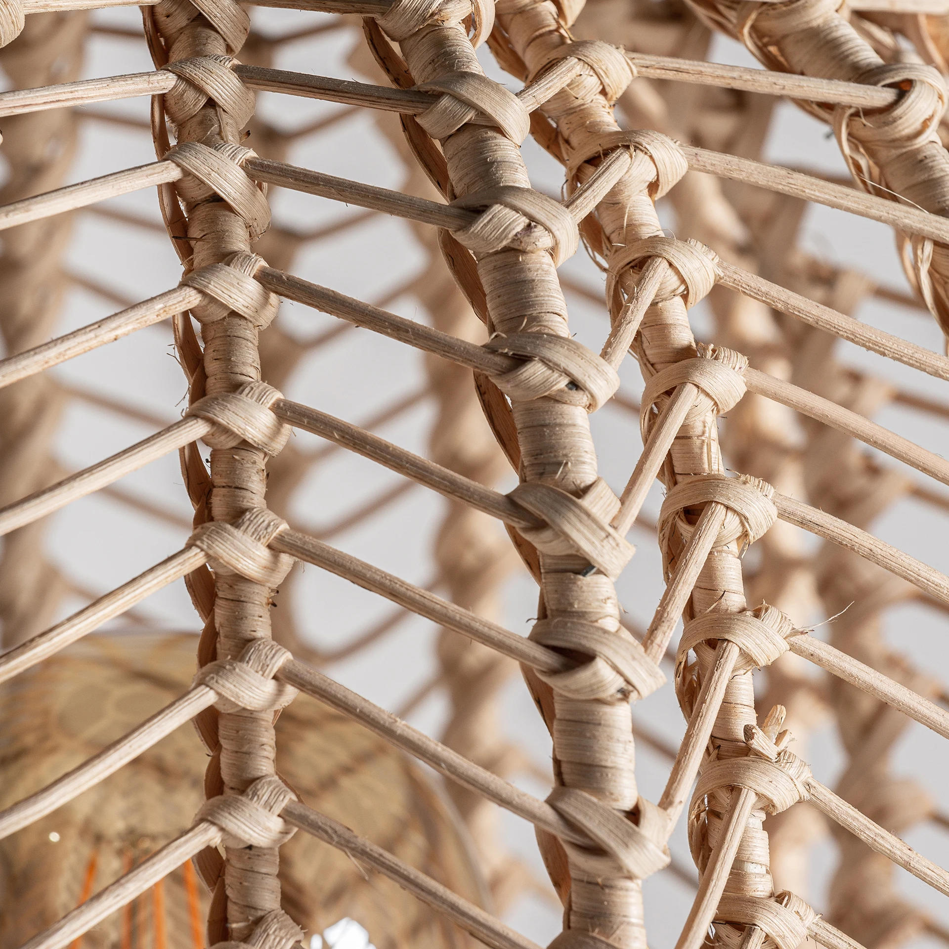 Lampa de podea din rattan plisat VicalHome 32443 [12]