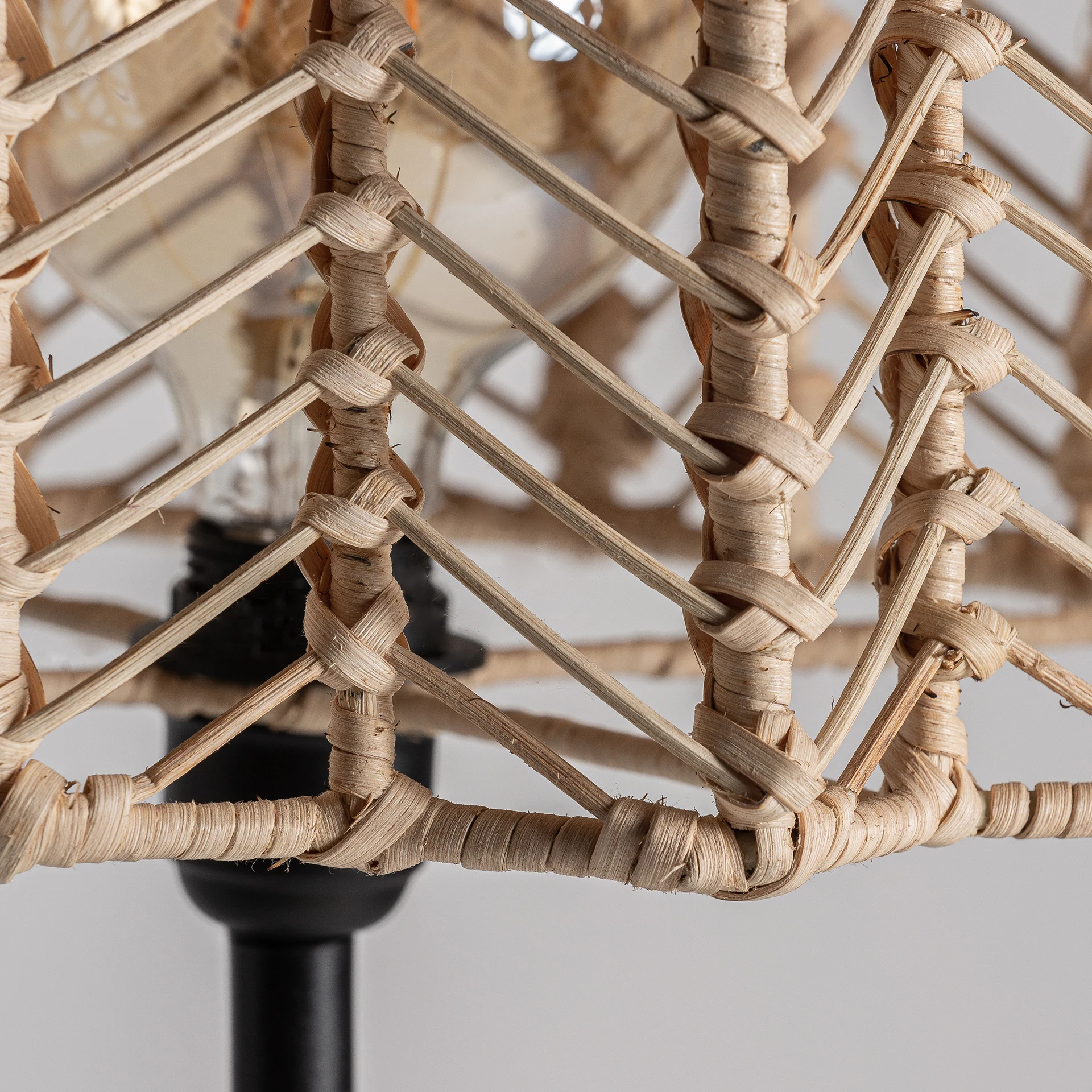 Lampa de podea din rattan plisat VicalHome 32443 [8]