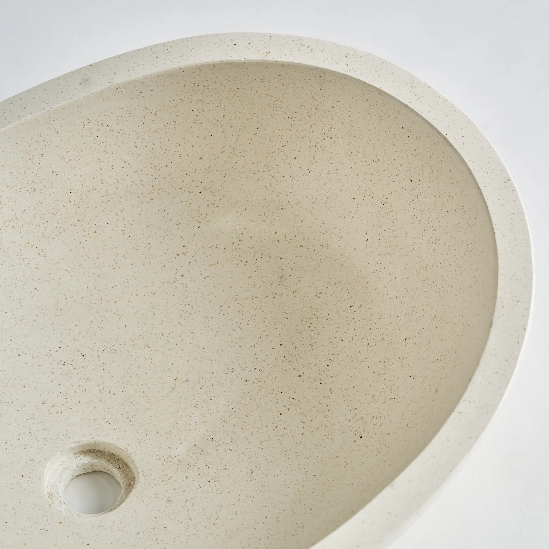 Lavoar Lussac din Terrazzo Alb, 64x44x20cm, VicalHome 38689 VicalHome 38689 [4]