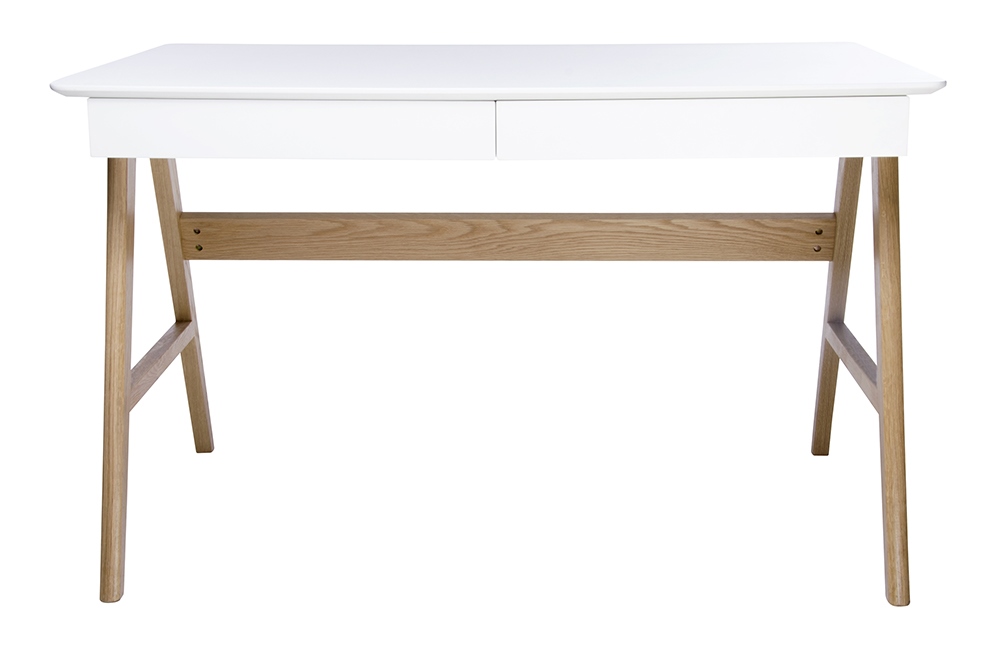 Birou Riva 120x70x75 cm, MDF Alb Mat - King Home [3]