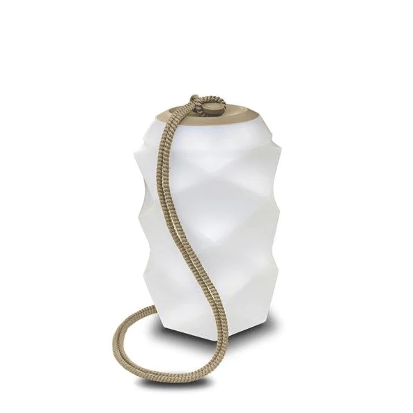 Produse - Lampă Portabilă Bita 17,5x17,5x30 cm, Bej - New Garden