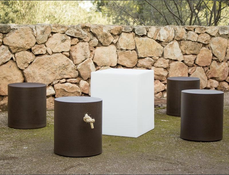 Lampă de Grădină Cuby 43x43x45 cm, Polietilen Alb, Protecție IP65 - New Garden [2]