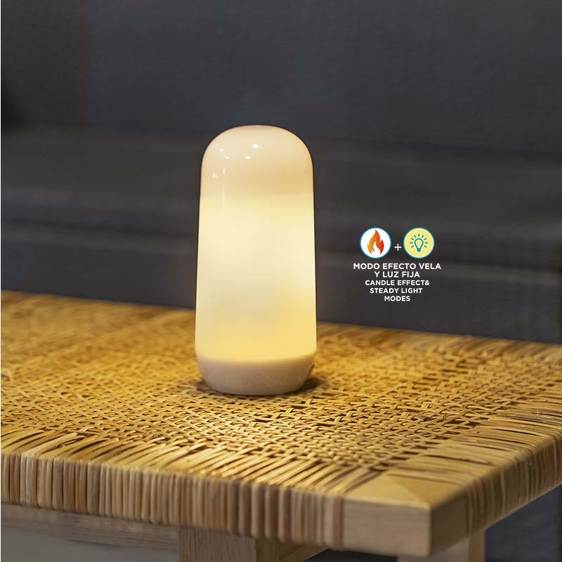 Lampă de Masă Candy 9x9x19 cm, Protecție IP54 - New Garden [2]