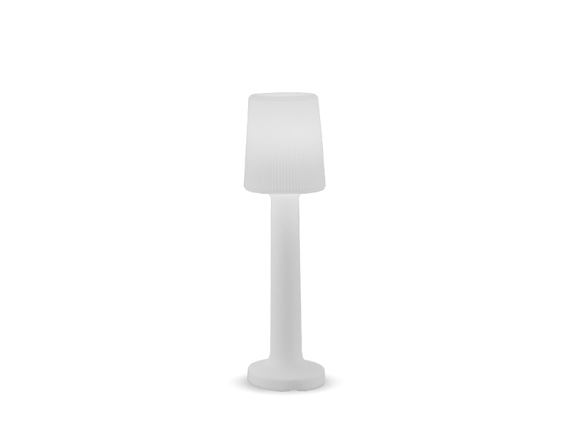 Lampă de Grădină Carmen 31x31x110 cm, Polietilen Alb, Protecție IP65 - New Garden [2]