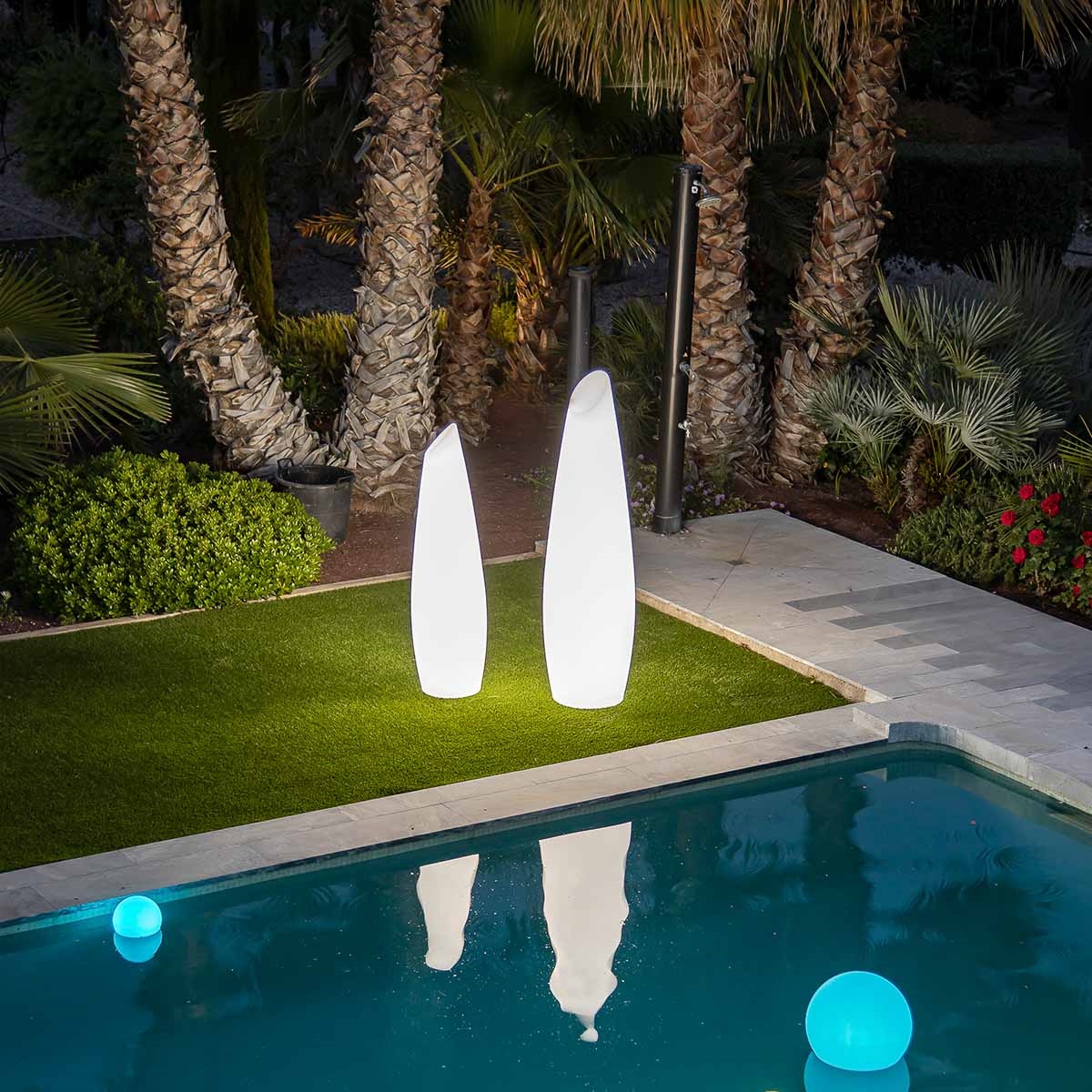 Lampă de Grădină Fredo 38x38x140 cm, Protecție IP54 - New Garden [3]