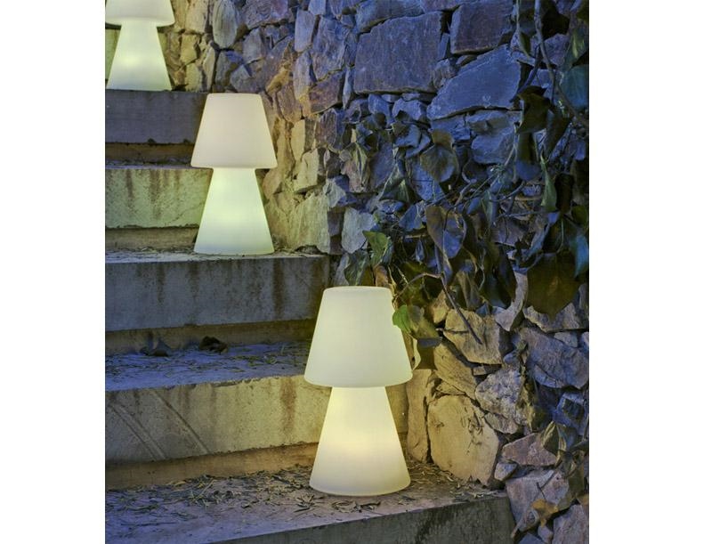Lampă Lola 11x11x20 cm, Polietilen Alb, Protecție IP43 - New Garden [3]