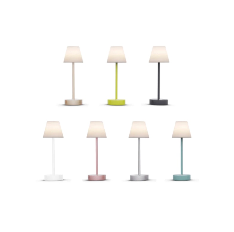 Lampa de Masă Lola Slim 30 11x11x32 cm, Metal și PP, Protecție IP44 - New Garden [5]