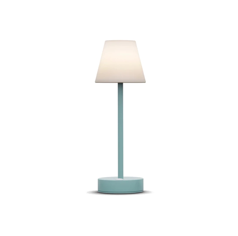 Produse - Lampa de Masă Lola Slim 30 11x11x32 cm, Metal și PP, Protecție IP44 - New Garden