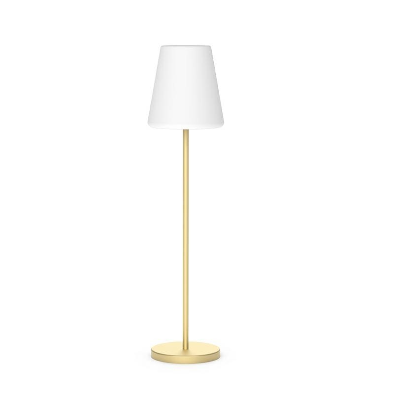 Produse - Lampă de Podea Lola Slim 120 28x28x119 cm, Metal și Polietilenă, Protecție IP65 - New Garden