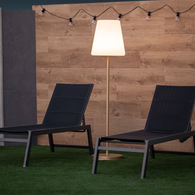 Lampă de Podea Lola Slim 180 44x44x177,2 cm, Aur Roz, Protecție IP54 - New Garden [3]