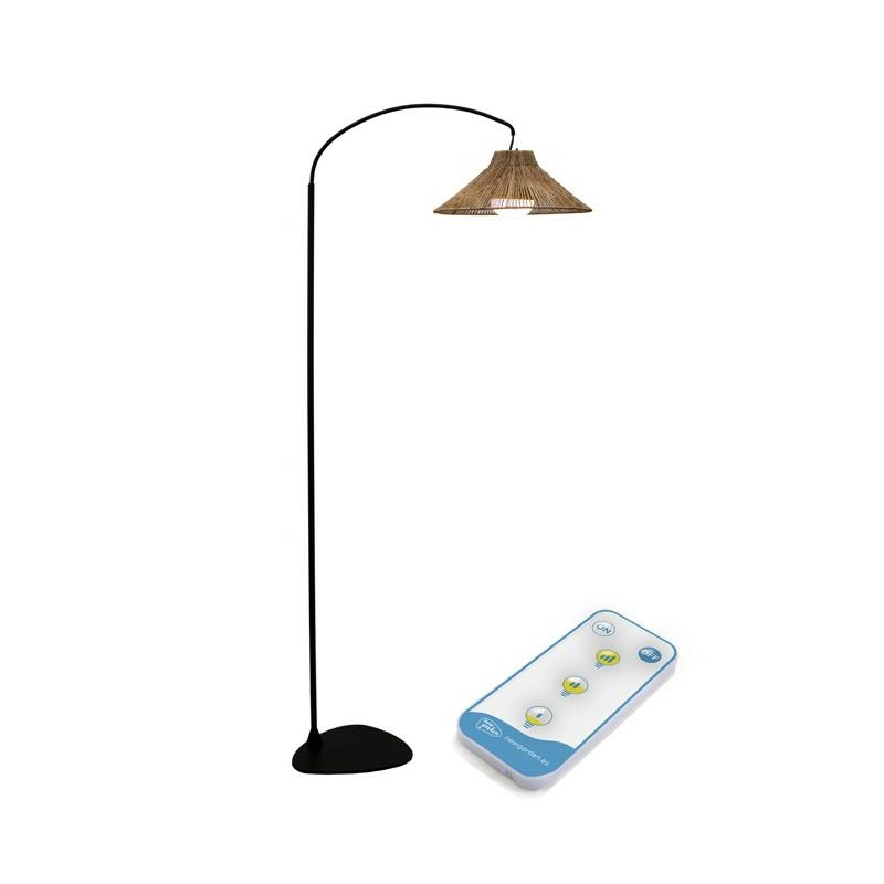 Produse - Lampa de Podea Niza 165 Battery 40x73x167 cm, Negru, Protecție IP54 - New Garden