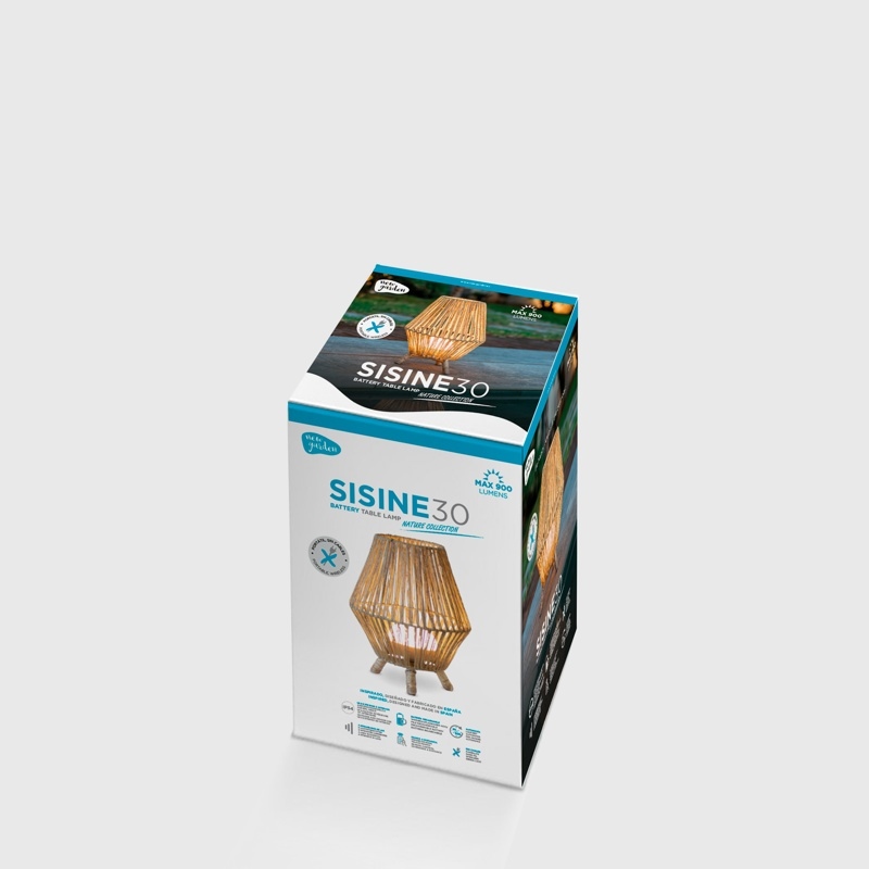 Lampă de Masă Sisine 30 Indoor 25,5x25,5x32,5 cm, Protecție IP20 - New Garden [4]