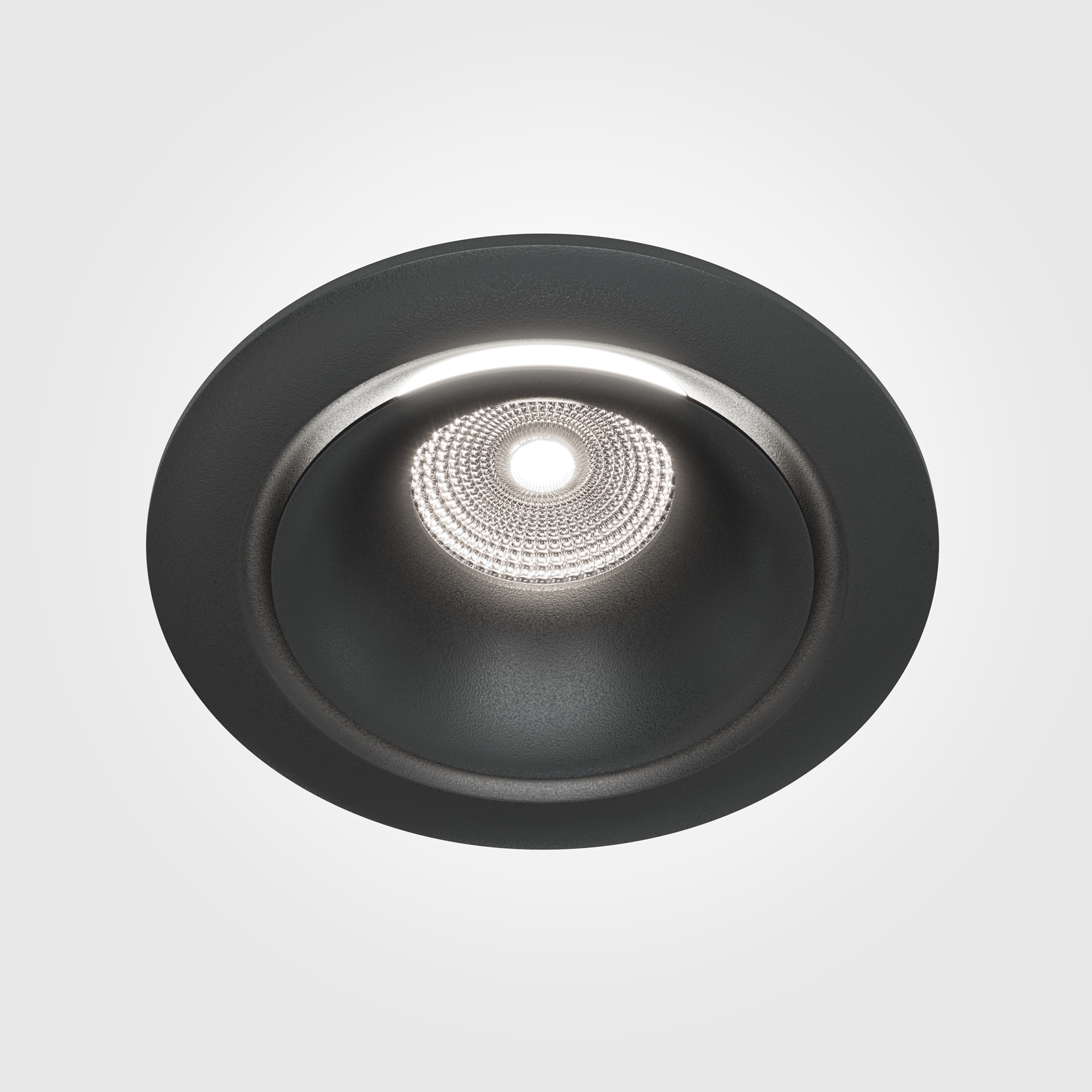 Corp de iluminat încastrat Yin, Aluminiu Negru, 12W, MAYTONI DL031-L12W4K-D-B [5]