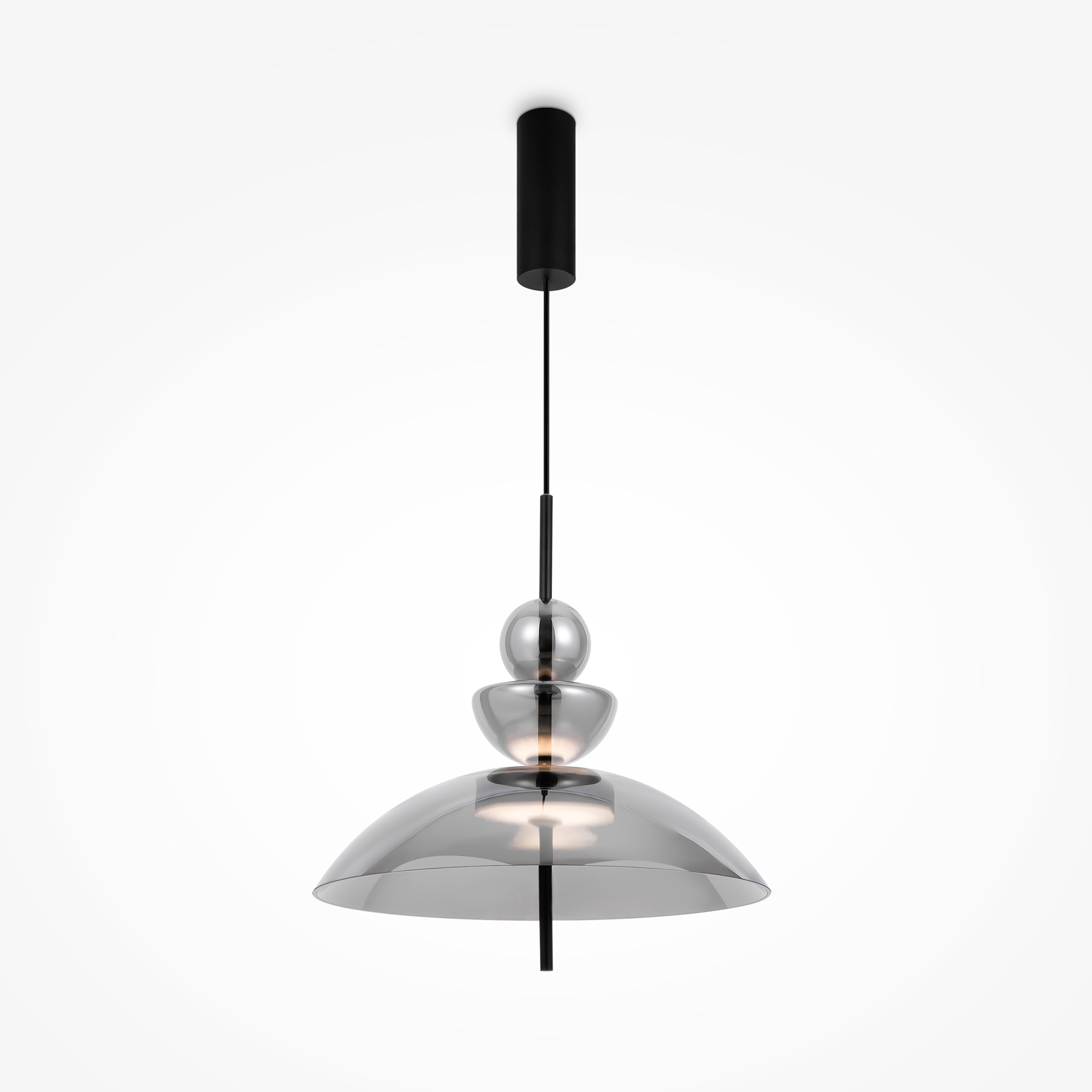 Produse - Corp de iluminat suspendat Bangkok, Metal Negru, 12W, MAYTONI MOD185PL-L6B3K6