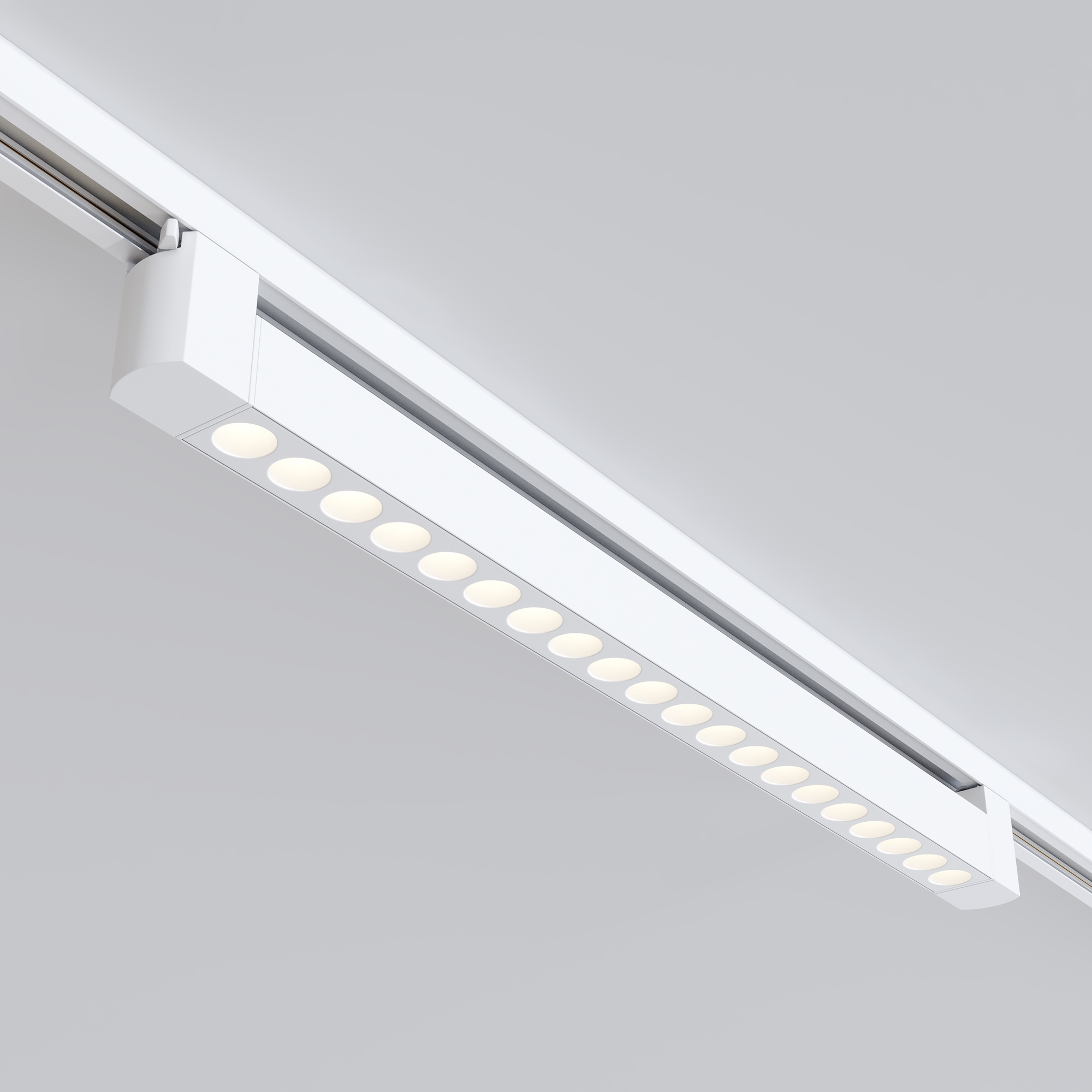 Produse - Corp de iluminat pe șină Points Rot, Aluminiu și plastic Alb, 20W, MAYTONI TR010-1-20W3K-M-W
