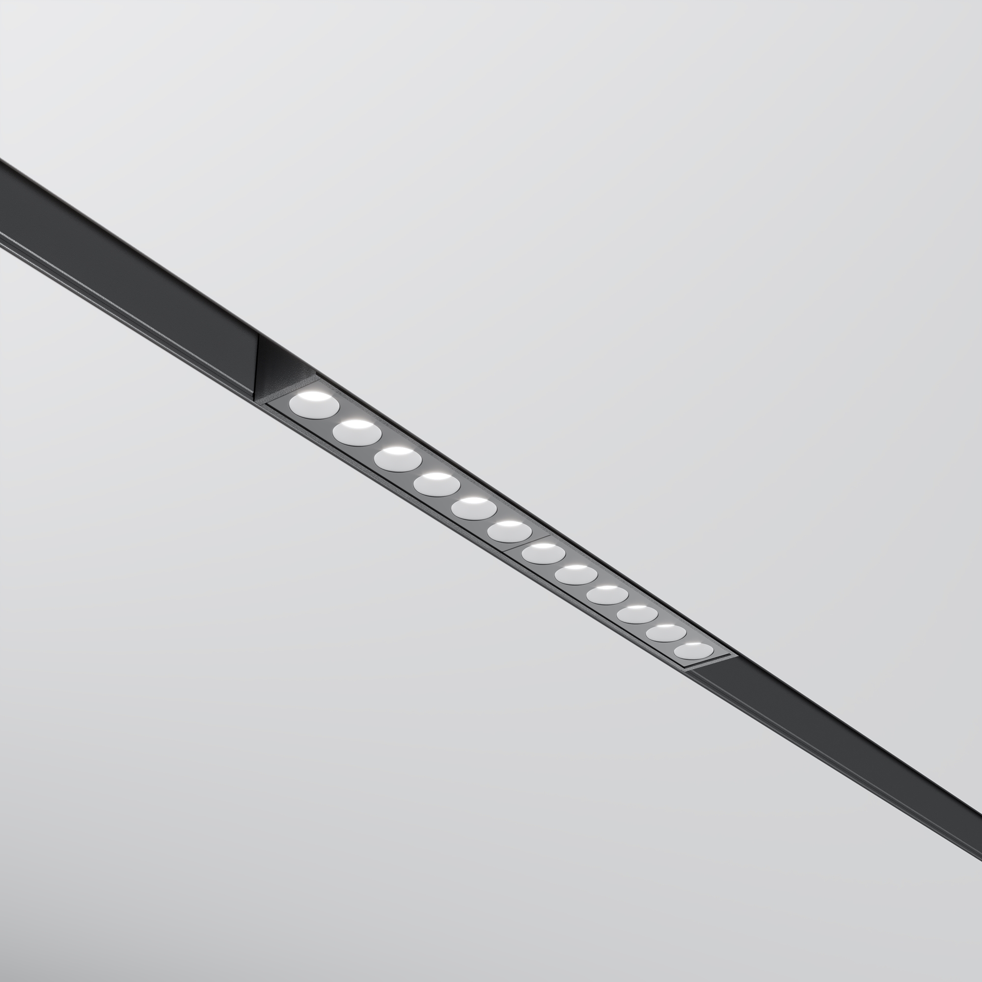 Produse - Corp de iluminat pe șină Points, Aluminiu Negru, 12W, MAYTONI TR031-2-12W4K-B