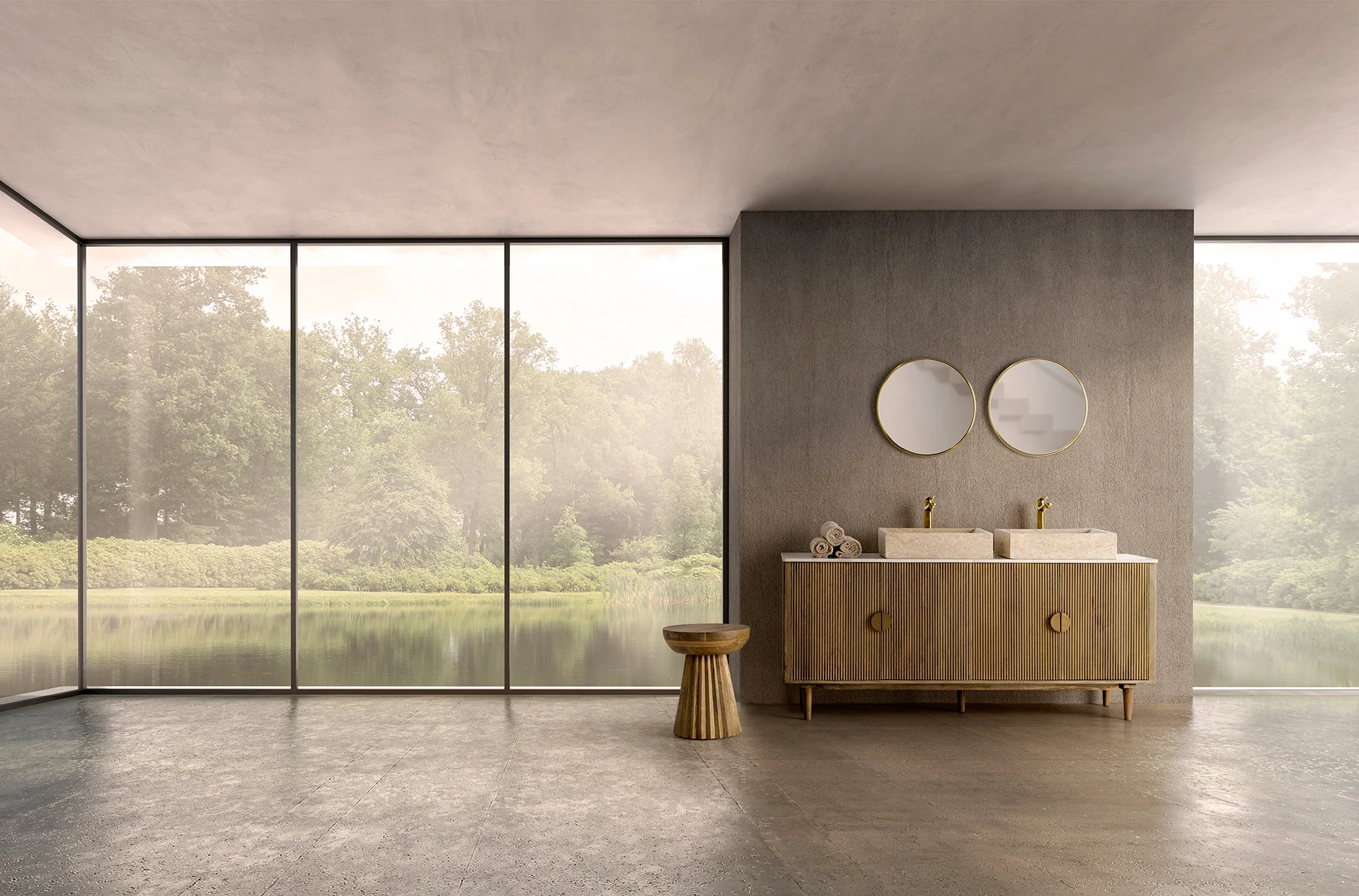 MASUTA LATERALA DIN LEMN PLISSE VicalHome 28591 [23]