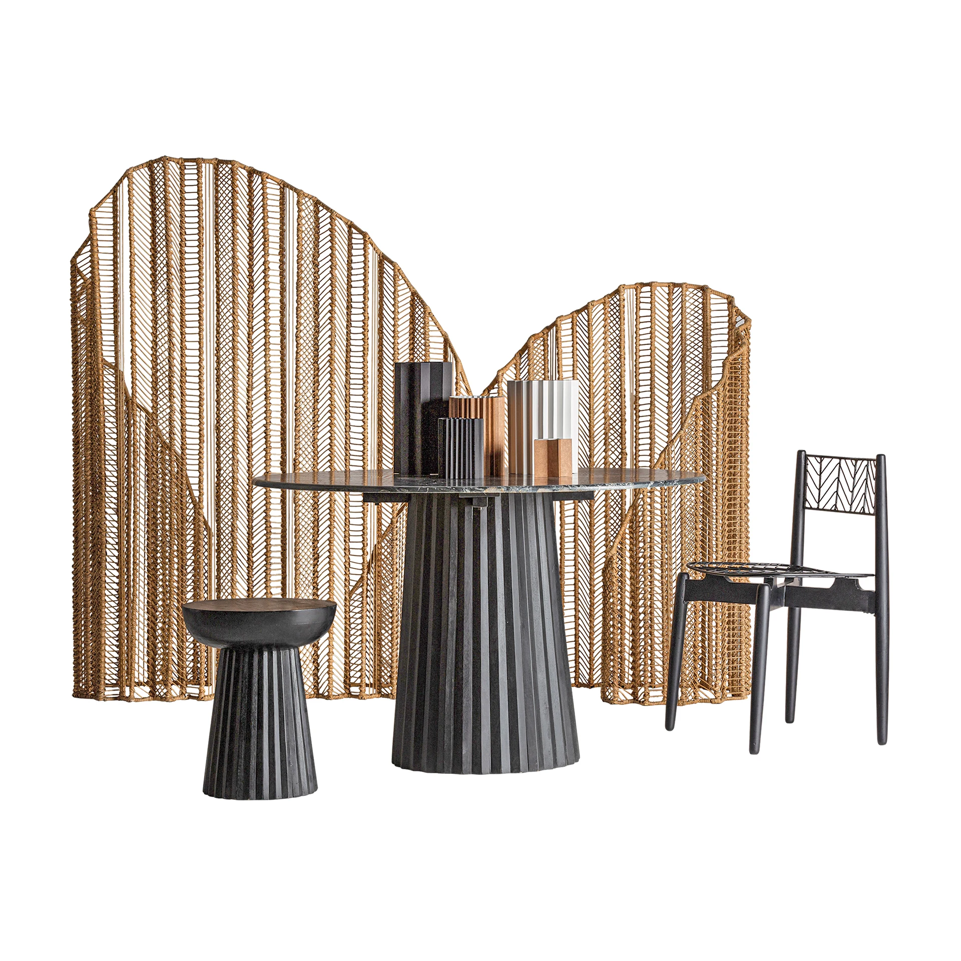 MASUTA LATERALA DIN LEMN PLISSE VicalHome 28592 [20]