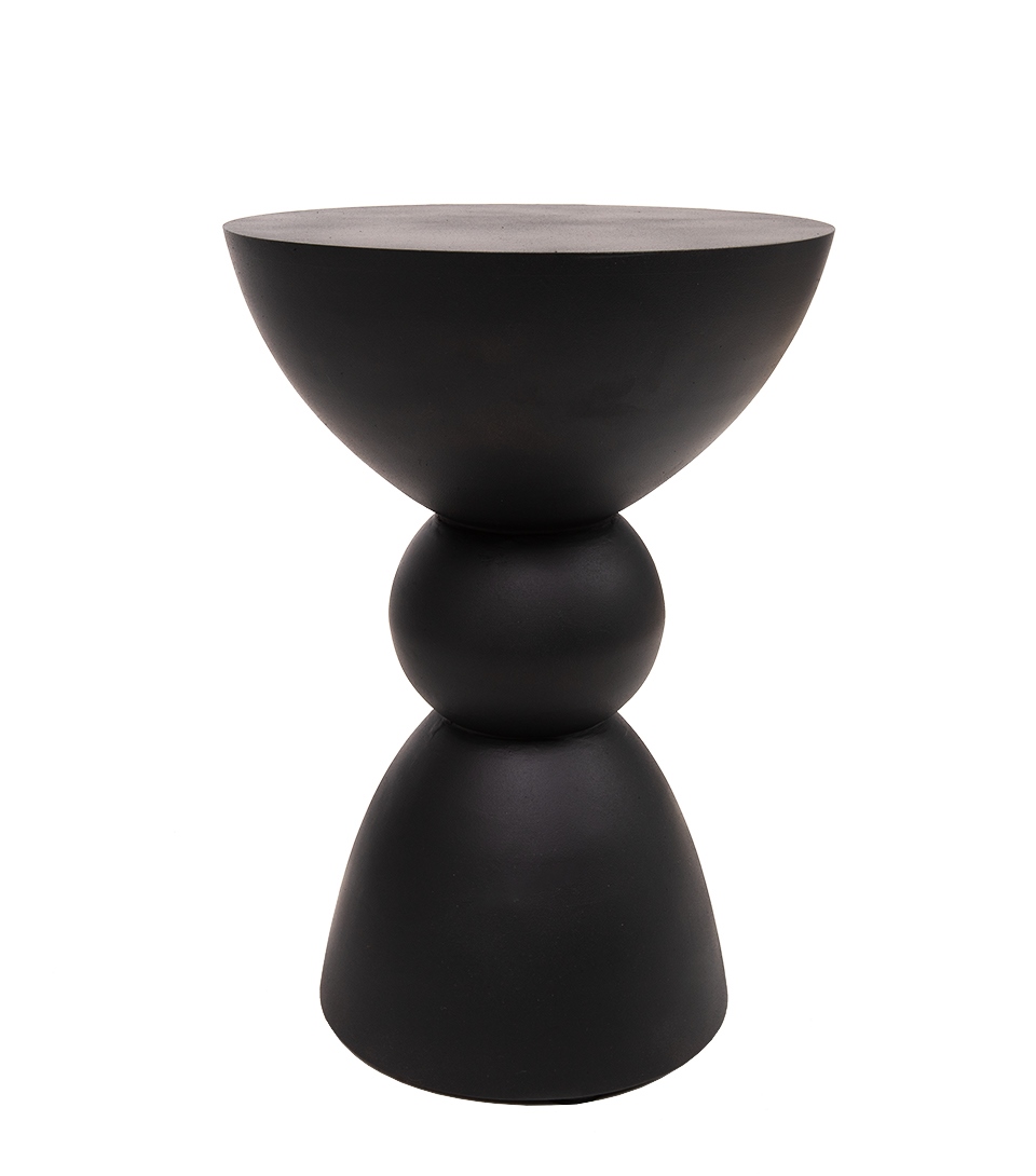 Produse - Măsuță Tadao 35x35x51 cm, MDF Neted Negru - MaMaison