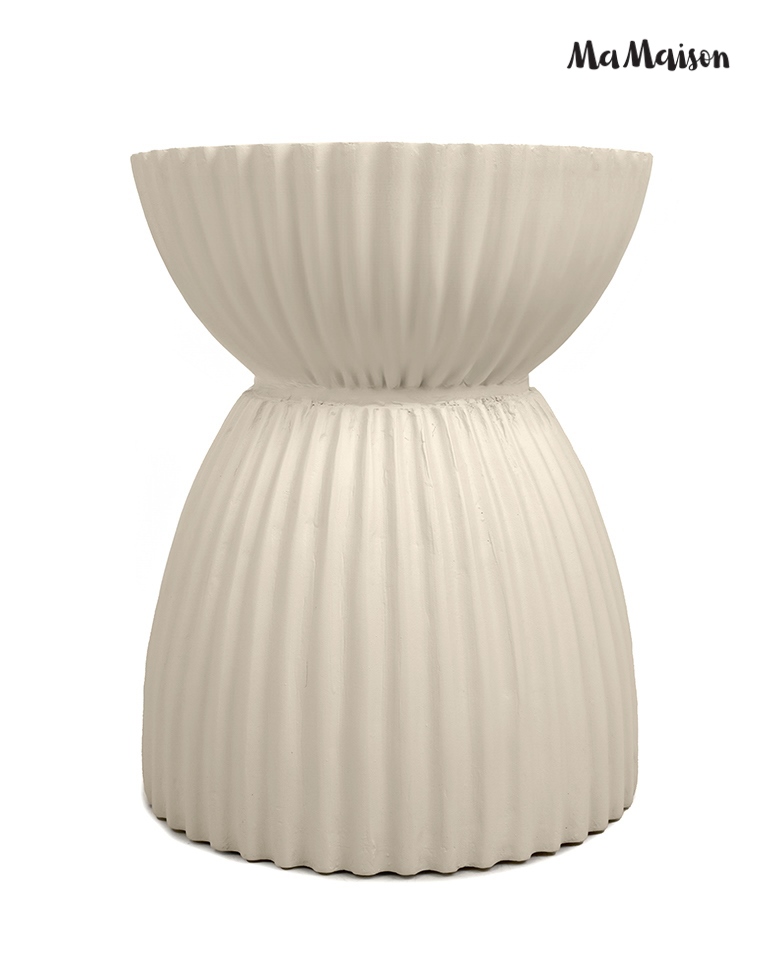 Masă Auxiliară Turno 36x36x45,5 cm, MDF Bej - MaMaison [3]