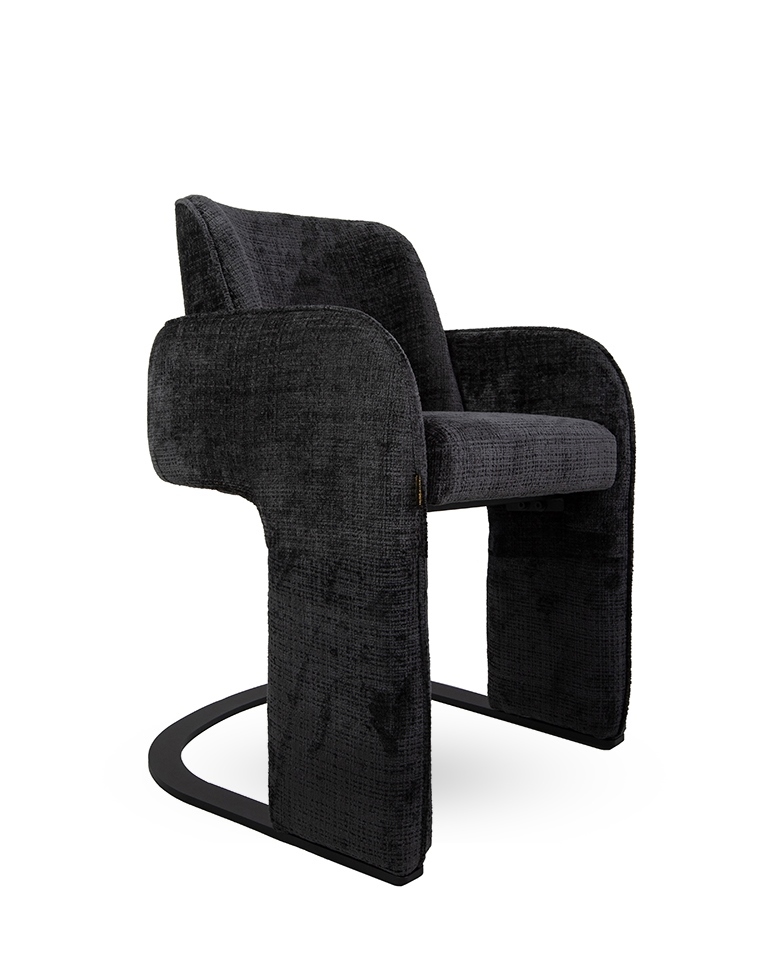 Scaune - Scaun Bora 63x61x84 cm, Negru - MaMaison