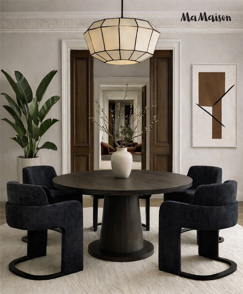 Scaun Bora 63x61x84 cm, Negru - MaMaison [7]