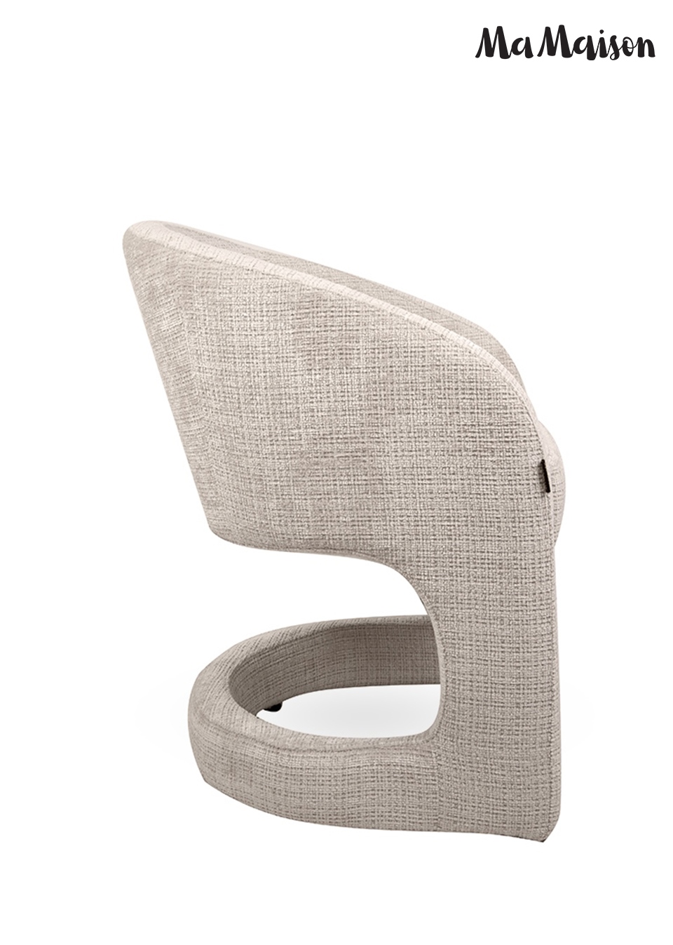 Scaun Shelly 62x50x78 cm, Davis Cremona 02 Bej - MaMaison [2]