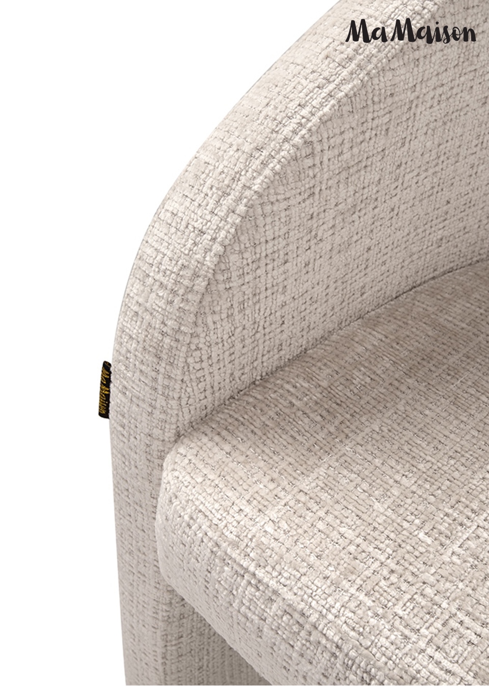Scaun Shelly 62x50x78 cm, Davis Cremona 02 Bej - MaMaison [4]