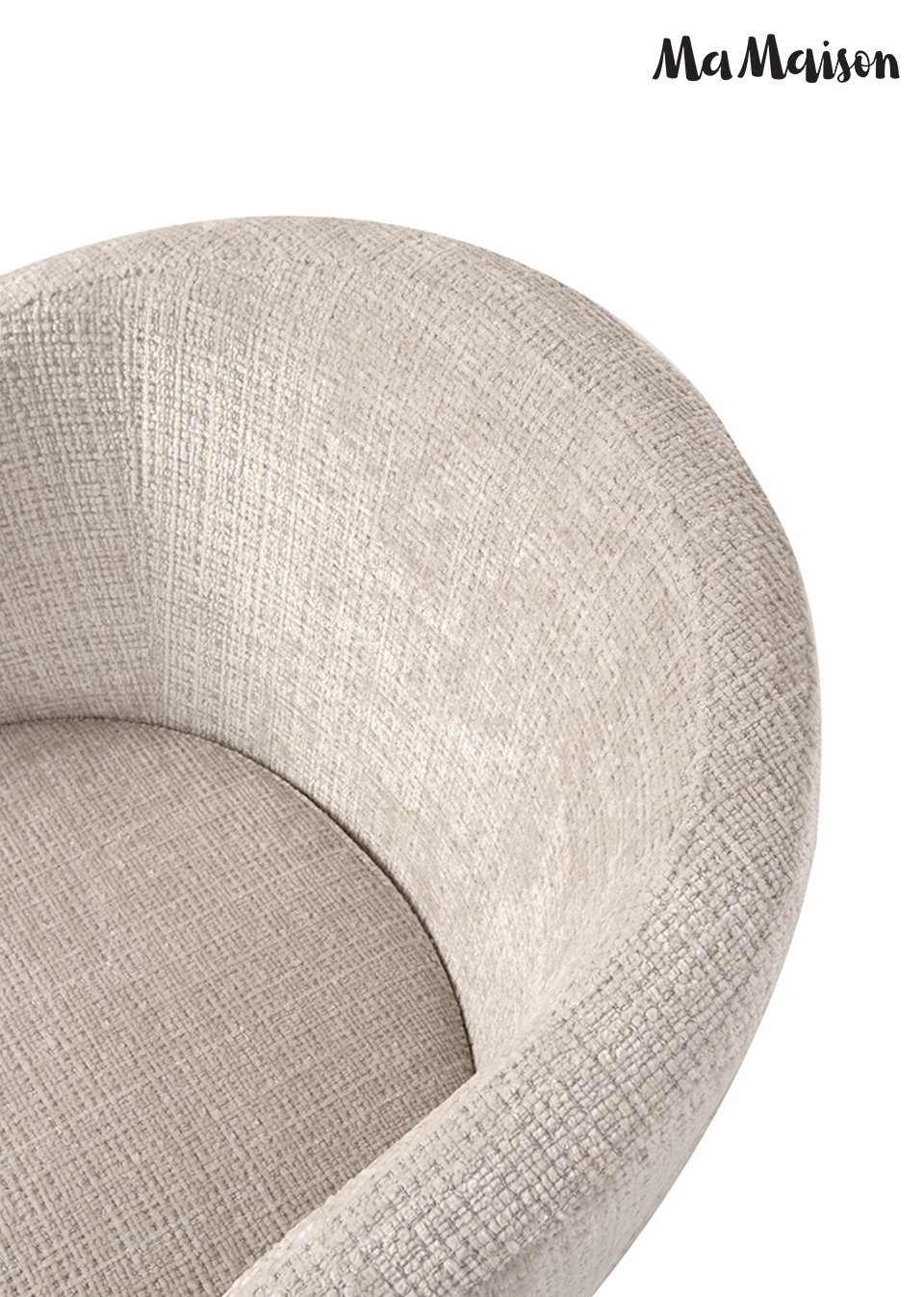 Scaun Shelly 62x50x78 cm, Davis Cremona 02 Bej - MaMaison [5]