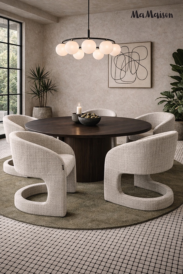 Scaun Shelly 62x50x78 cm, Davis Cremona 02 Bej - MaMaison [8]