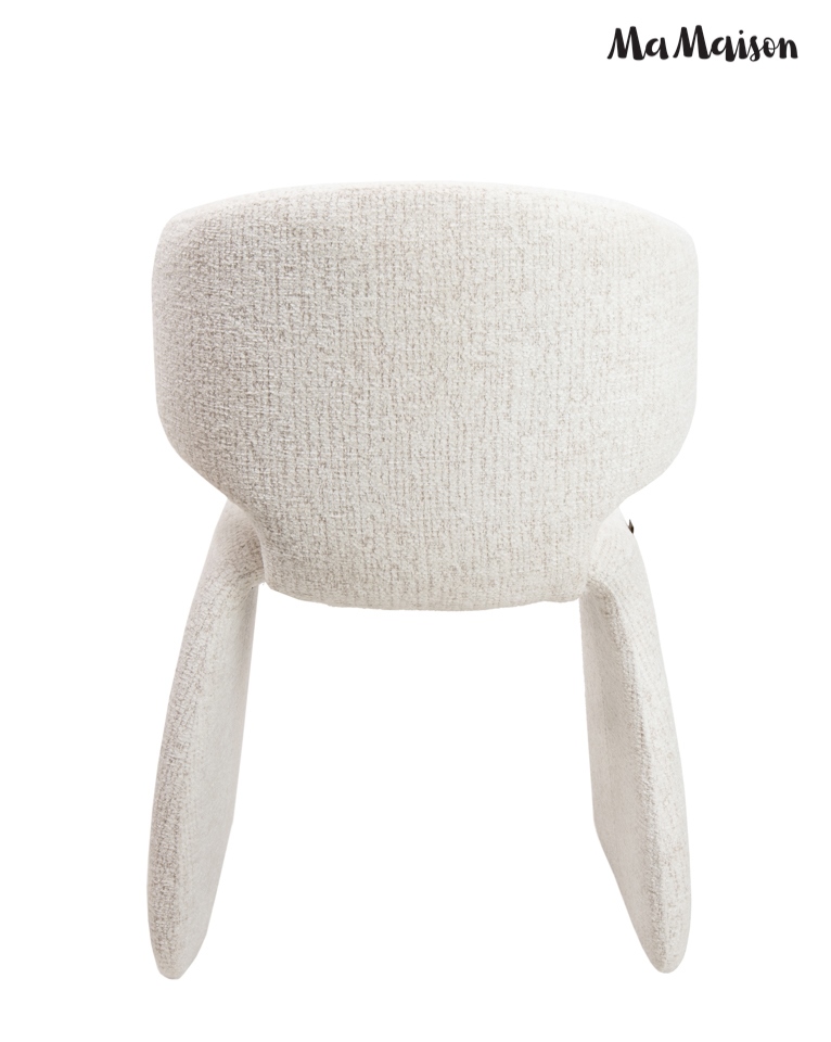 Scaun Edra 53x55x78 cm, Bej Deschis - MaMaison [4]