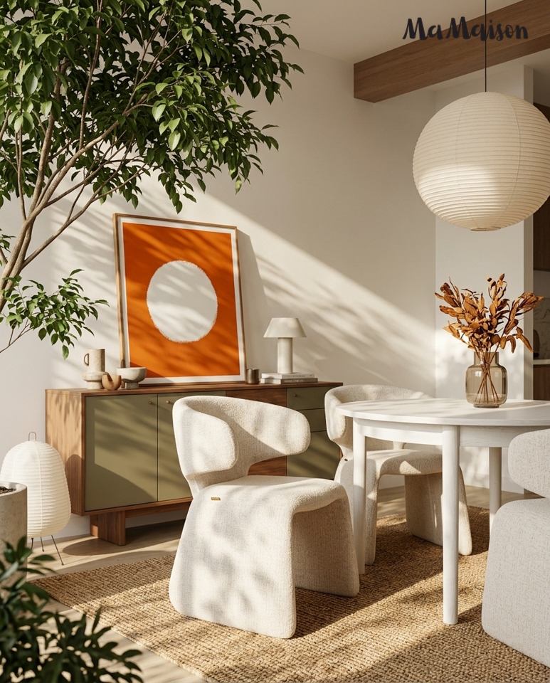 Scaun Edra 53x55x78 cm, Bej Deschis - MaMaison [9]