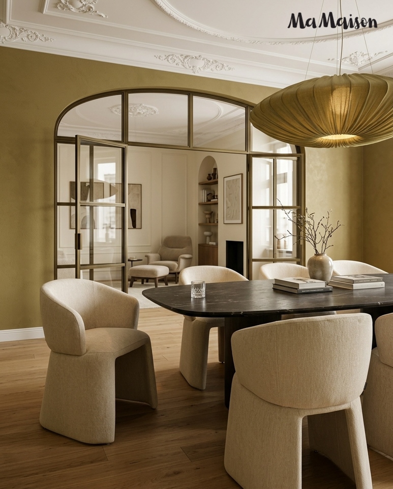 Scaun Tomi 60x60x81 cm, Bej - MaMaison [8]