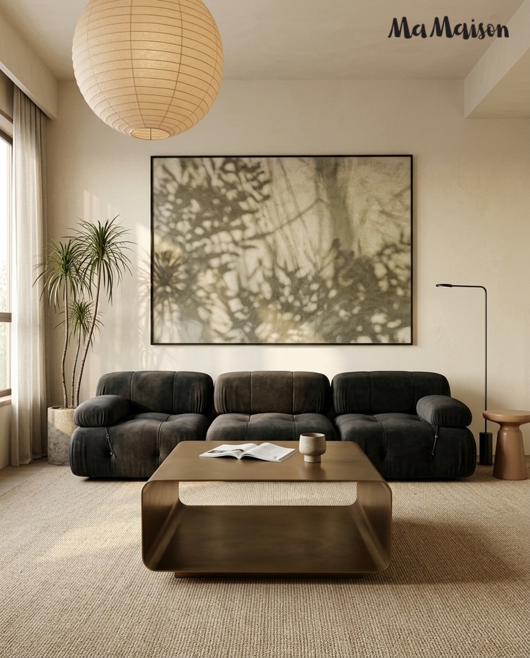 Măsuță de Cafea Noura 90x90x39 cm, Metal Aur Antichizat Cu Luciu Satinat - MaMaison [8]