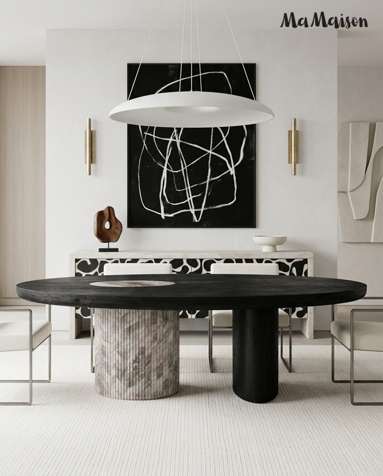 Masă de Dining Atlante 240x120x77 cm - MaMaison [6]