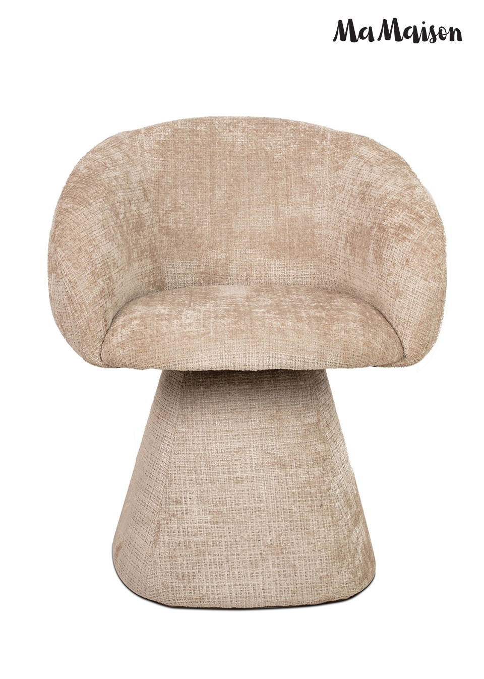 Scaun Pedra 65x62x80 cm, Țesătură Davis Cremona 14 Bej - MaMaison [5]