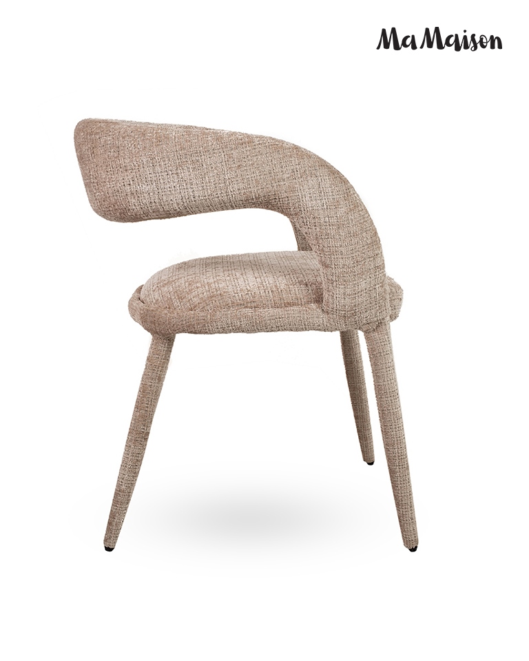 Scaun Iris 59x63x77 cm, Bej - MaMaison [2]