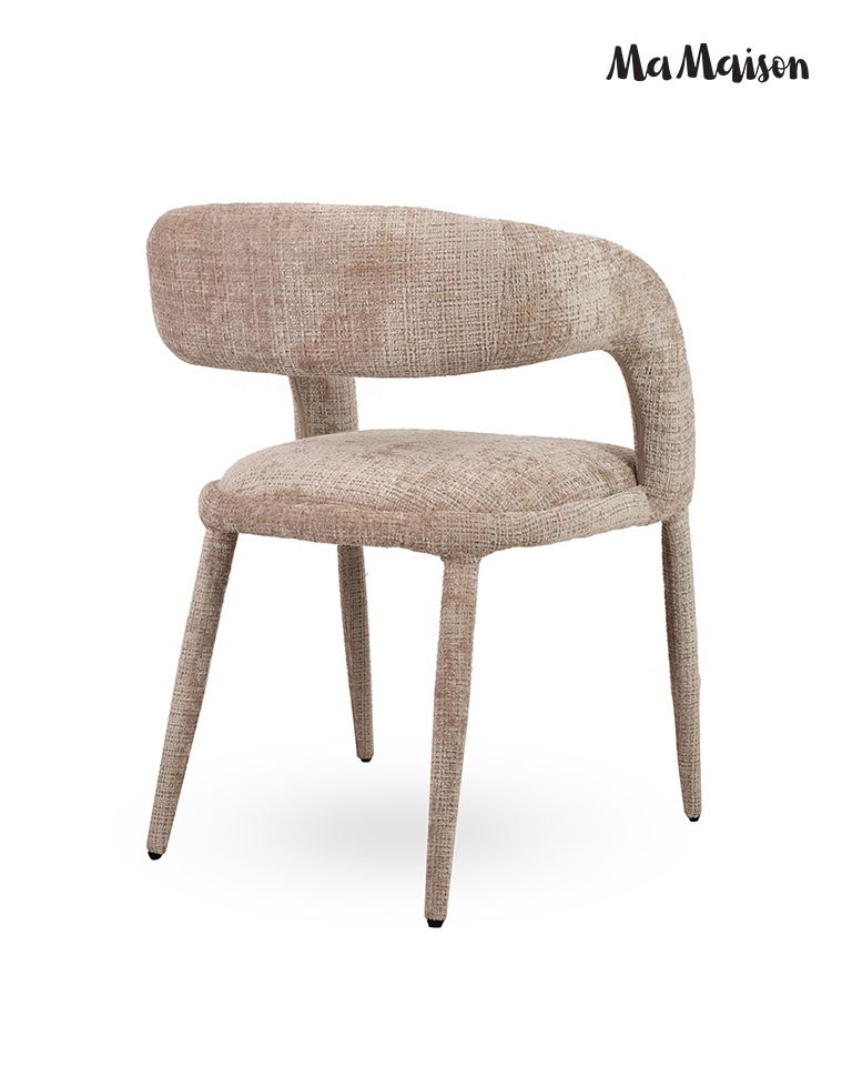 Scaun Iris 59x63x77 cm, Bej - MaMaison [3]