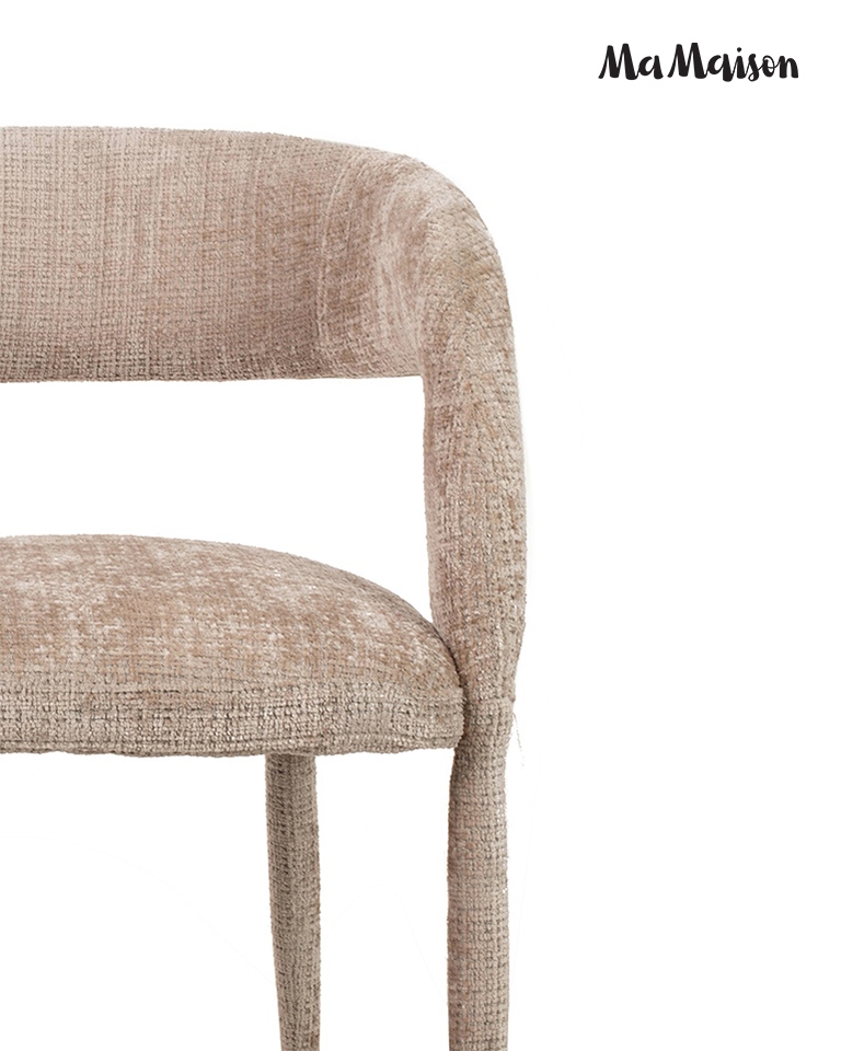 Scaun Iris 59x63x77 cm, Bej - MaMaison [7]
