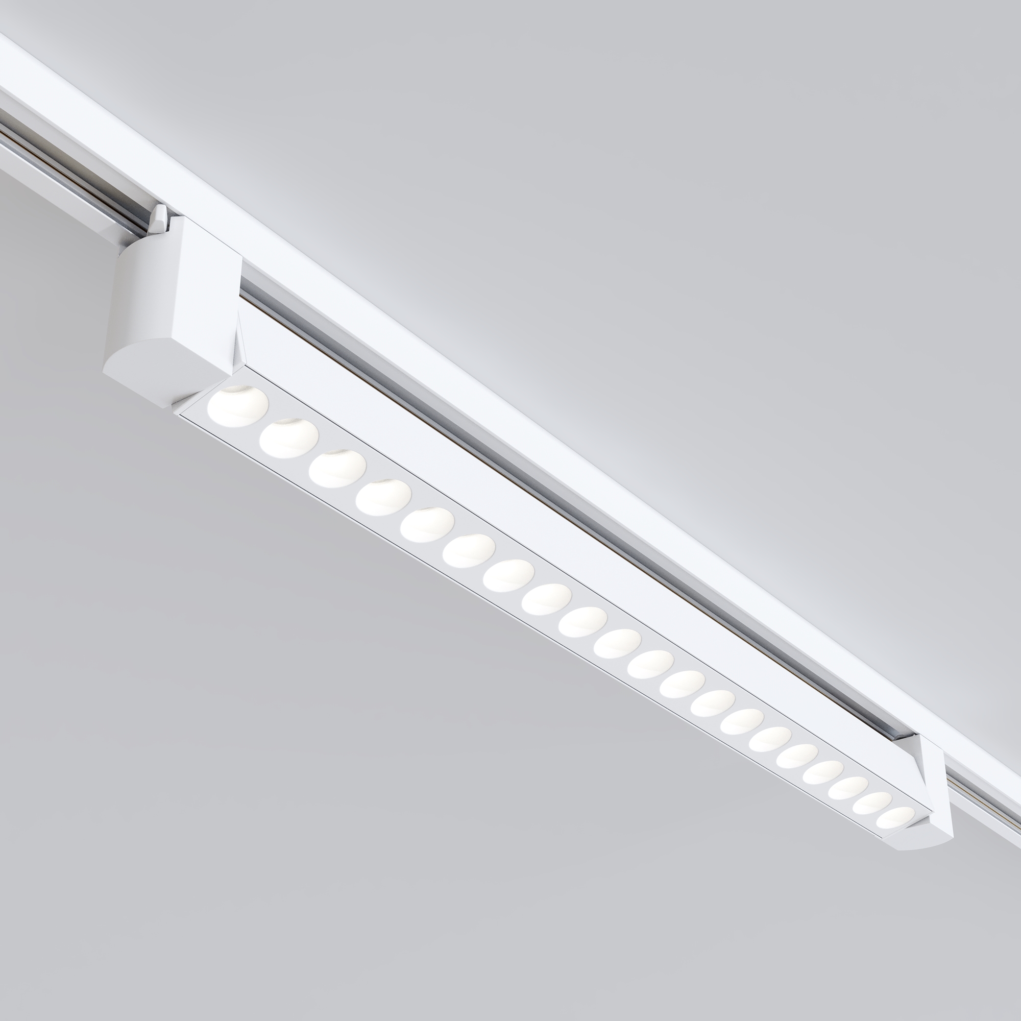 Corp de iluminat pe șină Points Rot, Aluminiu și plastic Alb, 20W, Maytoni TR010-1-20W4K-M-W [10]