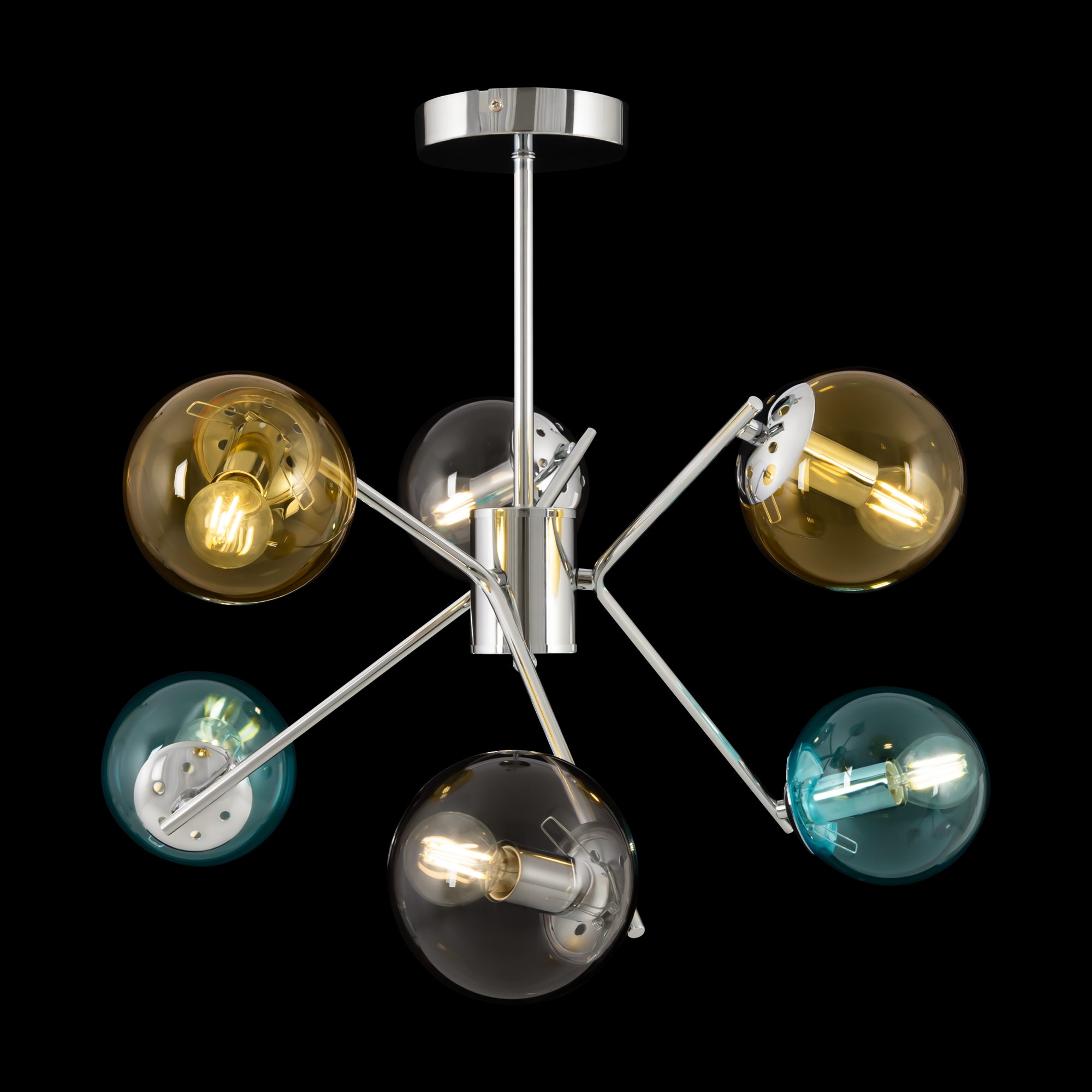 Candelabru Nancy, Metal Crom, 40W, MAYTONI MOD139PL-06CH [6]