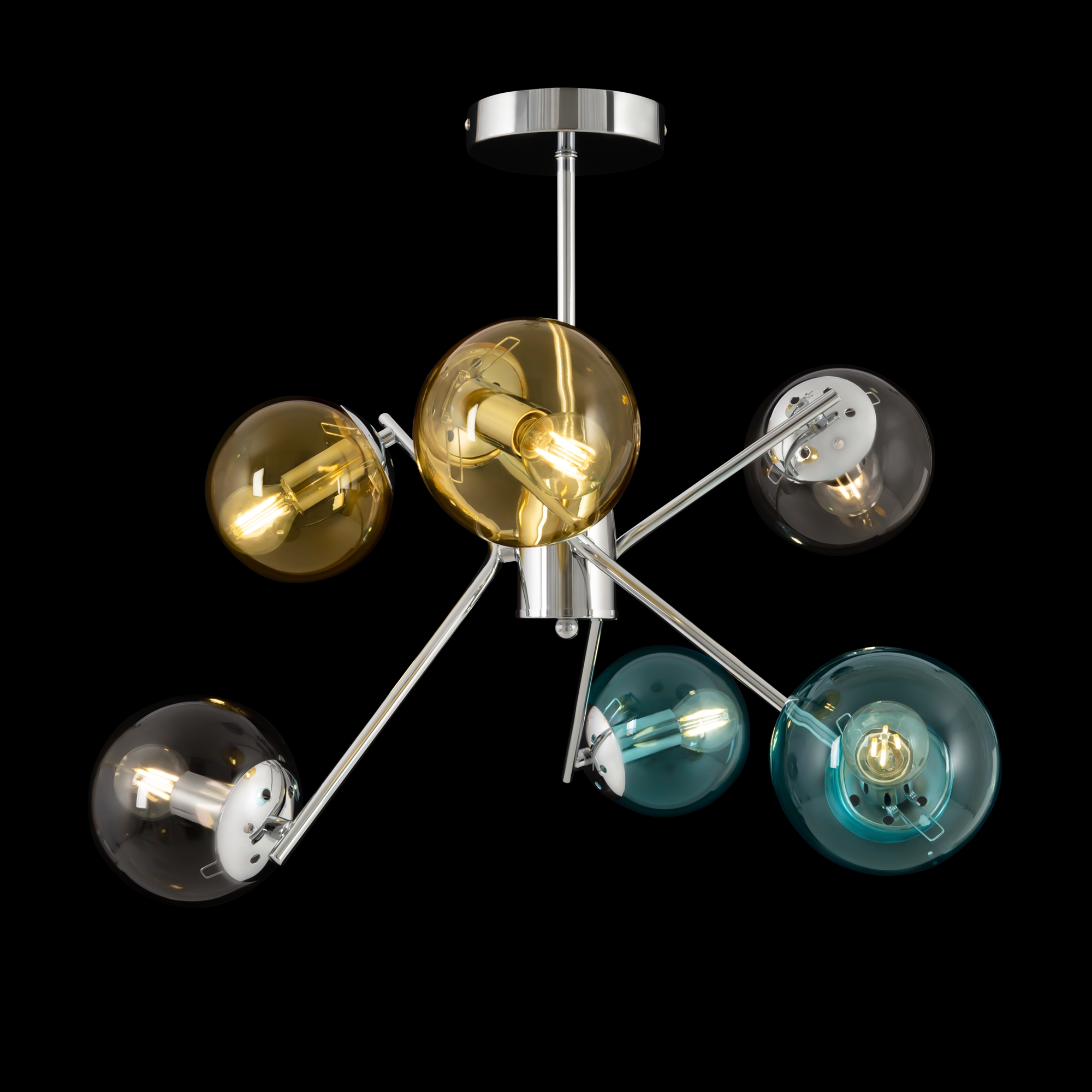 Candelabru Nancy, Metal Crom, 40W, MAYTONI MOD139PL-06CH [7]